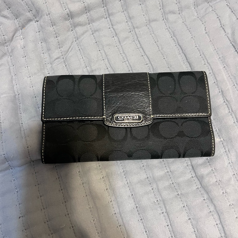 Black Coach wallet